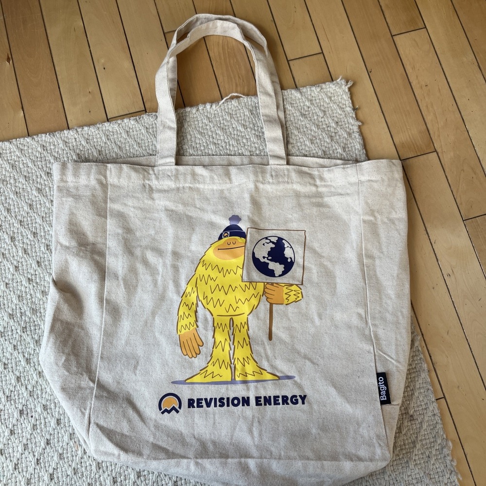 Canvas Revision Energy Bagito organic cotton Advertising Tote Bag